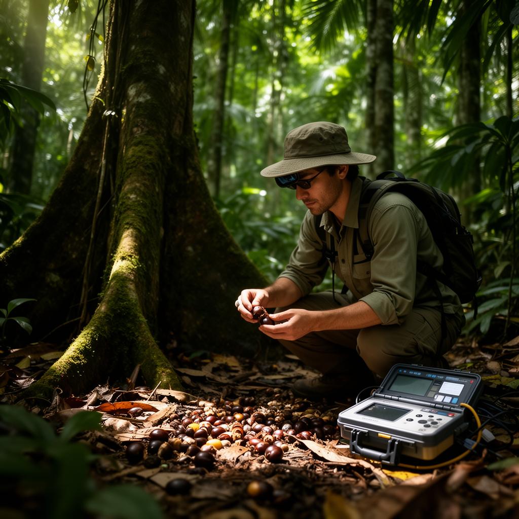 Feltarbejde i tropisk regnskov